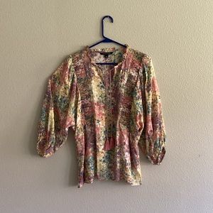 Zac & Rachel floral flowy blouse